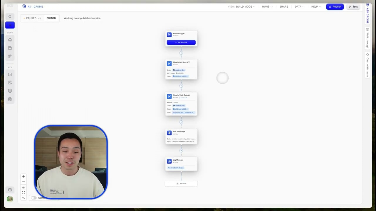 Automating DeFi Yield: How to Auto-Deposit USDC into Morpho Vaults video tutorial banner